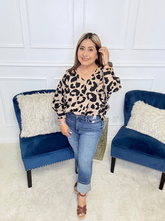 She's Got Eyes of Gold Batwing Blouse