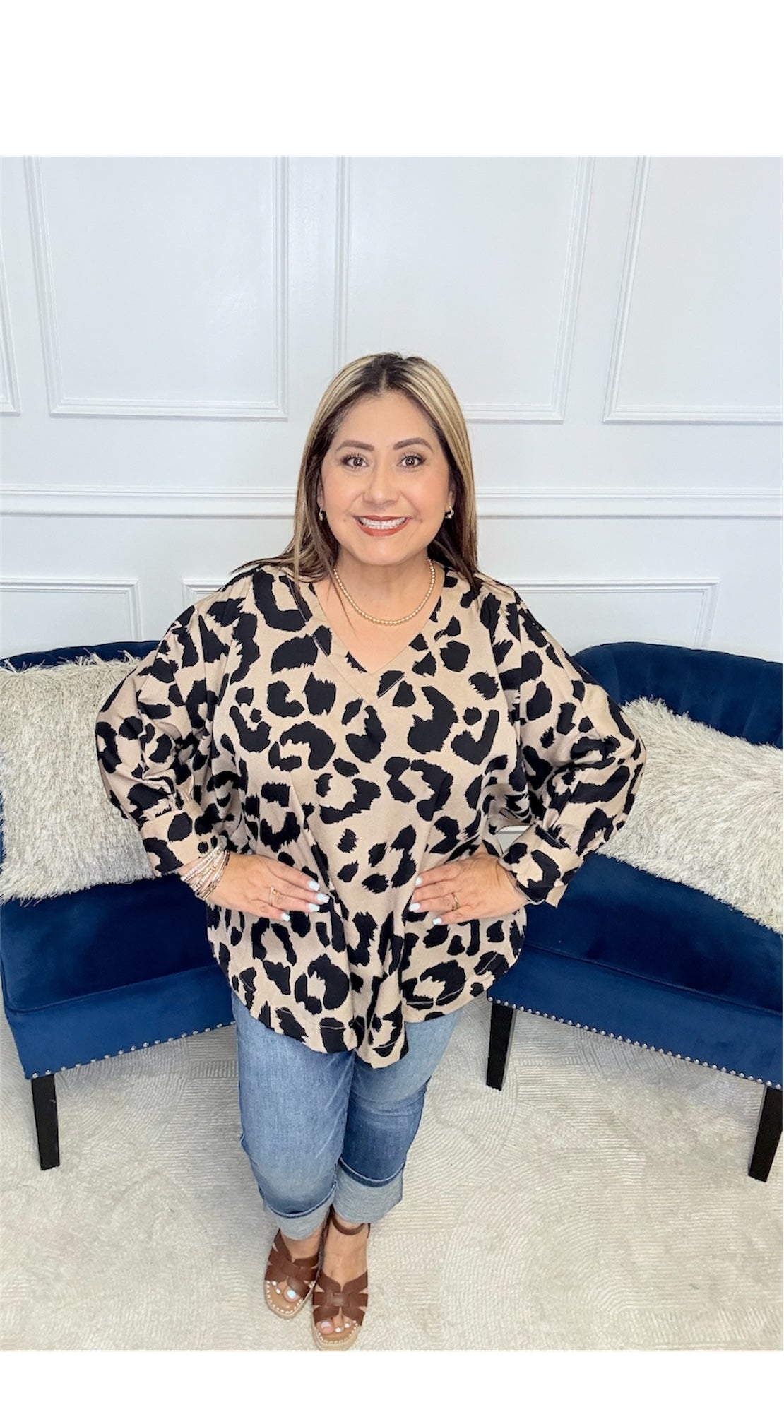 She's Got Eyes of Gold Batwing Blouse